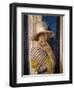 Mrs Hone in a Striped Dress, c.1912-Sir William Orpen-Framed Giclee Print