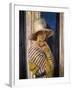 Mrs Hone in a Striped Dress-Sir William Orpen-Framed Giclee Print