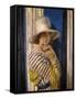 Mrs Hone in a Striped Dress-Sir William Orpen-Framed Stretched Canvas