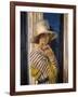 Mrs Hone in a Striped Dress-Sir William Orpen-Framed Giclee Print