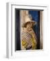 Mrs Hone in a Striped Dress-Sir William Orpen-Framed Premium Giclee Print