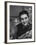 Mrs. Indira Gandhi Posing During Her Trip to the Us-Carl Mydans-Framed Premium Photographic Print