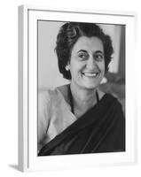 Mrs. Indira Gandhi-Larry Burrows-Framed Premium Photographic Print