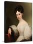 Mrs. James Patriot Wilson, Jr., 1833 (Oil on Canvas)-Jacob Eichholtz-Stretched Canvas