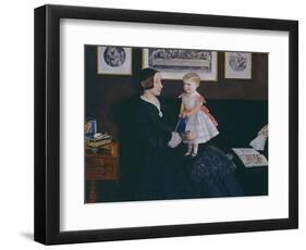 Mrs James Wyatt Jr and Her Daughter Sarah-John Everett Millais-Framed Giclee Print