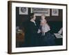 Mrs James Wyatt Jr and Her Daughter Sarah-John Everett Millais-Framed Giclee Print