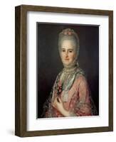 Mrs Jane Huddleston (D.1772)-Jean-Marc Nattier-Framed Giclee Print