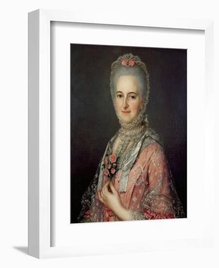 Mrs Jane Huddleston (D.1772)-Jean-Marc Nattier-Framed Giclee Print