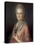 Mrs Jane Huddleston (D.1772)-Jean-Marc Nattier-Stretched Canvas