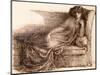 Mrs. Jane Morris Reclining on a Sofa-Dante Gabriel Rossetti-Mounted Premium Giclee Print