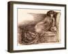 Mrs. Jane Morris Reclining on a Sofa-Dante Gabriel Rossetti-Framed Giclee Print