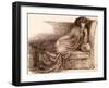 Mrs. Jane Morris Reclining on a Sofa-Dante Gabriel Rossetti-Framed Giclee Print