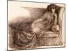 Mrs. Jane Morris Reclining on a Sofa-Dante Gabriel Rossetti-Mounted Giclee Print