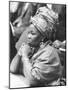 Mrs. Jeanne Martin Cisse, Wears Peace Symbol Earrings at the U.N. Security Council-null-Mounted Premium Photographic Print