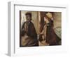 Mrs Jeantaud at the Mirror-Edgar Degas-Framed Giclee Print