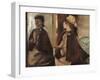 Mrs Jeantaud at the Mirror-Edgar Degas-Framed Giclee Print