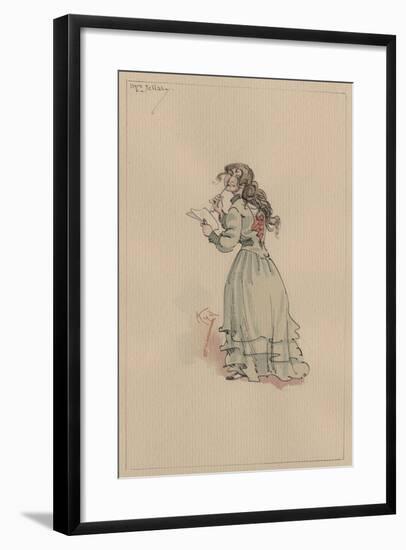 Mrs Jellaby, C.1920s-Joseph Clayton Clarke-Framed Giclee Print