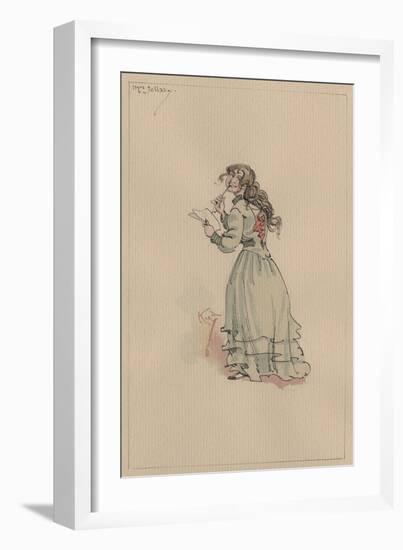 Mrs Jellaby, C.1920s-Joseph Clayton Clarke-Framed Giclee Print