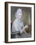 Mrs Jeremy Dixon of York (Pastel)-John Russell-Framed Giclee Print