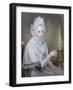 Mrs Jeremy Dixon of York (Pastel)-John Russell-Framed Giclee Print