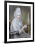 Mrs Jeremy Dixon of York (Pastel)-John Russell-Framed Giclee Print