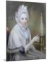 Mrs Jeremy Dixon of York (Pastel)-John Russell-Mounted Giclee Print