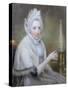 Mrs Jeremy Dixon of York (Pastel)-John Russell-Stretched Canvas