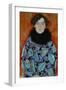 Mrs. Johanna Staude. Oil on canvas, unfinished (1917-1918) 70 x 55 cm.-Gustav Klimt-Framed Giclee Print