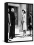 Mrs. John F. Kennedy at Diplomatic Reception During Paris Visit with Charles Degaulle-null-Framed Stretched Canvas