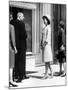 Mrs. John F. Kennedy at Diplomatic Reception During Paris Visit with Charles Degaulle-null-Mounted Photographic Print