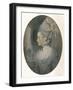 'Mrs. John Mortlock (Nee Harrison)', c1780-John Downman-Framed Giclee Print