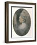 'Mrs. John Mortlock (Nee Harrison)', c1780-John Downman-Framed Giclee Print