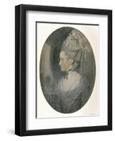 'Mrs. John Mortlock (Nee Harrison)', c1780-John Downman-Framed Giclee Print