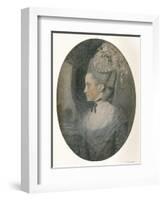 'Mrs. John Mortlock (Nee Harrison)', c1780-John Downman-Framed Giclee Print