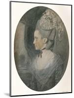 'Mrs. John Mortlock (Nee Harrison)', c1780-John Downman-Mounted Giclee Print