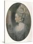 'Mrs. John Mortlock (Nee Harrison)', c1780-John Downman-Stretched Canvas