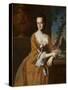 Mrs John Murray (Lucretia Chandler) (1730-68), 1763 (Oil on Canvas)-John Singleton Copley-Stretched Canvas