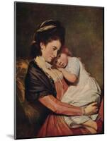 'Mrs Johnstone and her Son (?)', 1775-1780, (c1915)-George Romney-Mounted Giclee Print