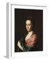 Mrs. Joshua Henshaw II (Catherine Hill), Circa 1770-1774-Hendrik Avercamp-Framed Giclee Print