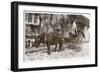 Mrs K Mcneil of Glasgow with Three Borzois-null-Framed Photographic Print