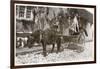 Mrs K Mcneil of Glasgow with Three Borzois-null-Framed Photographic Print