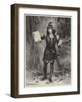 Mrs Langtry as Rosalind in As You Like It at the St James's Theatre-Edward Frederick Brewtnall-Framed Giclee Print