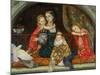 Mrs Leathart and Her Three Children, C.1863-65-Arthur Hughes-Mounted Giclee Print