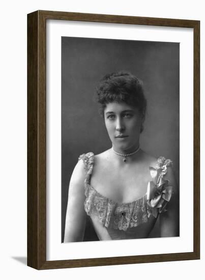 Mrs Lillie Langtry, British Actress, 1890-W&d Downey-Framed Photographic Print