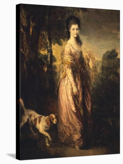 Mrs Lowndes-Stone-Thomas Gainsborough-Stretched Canvas