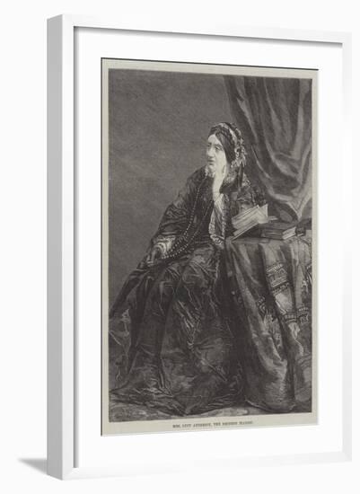 Mrs Lucy Anderson, the Eminent Pianist-null-Framed Giclee Print