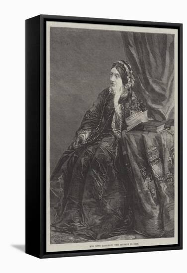 Mrs Lucy Anderson, the Eminent Pianist-null-Framed Stretched Canvas