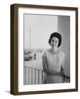 Mrs. Lyndon B. Johnson-Stan Wayman-Framed Photographic Print