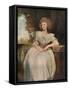 'Mrs Mark Currie', 1789-George Romney-Framed Stretched Canvas