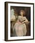 'Mrs Mark Currie', 1789-George Romney-Framed Giclee Print